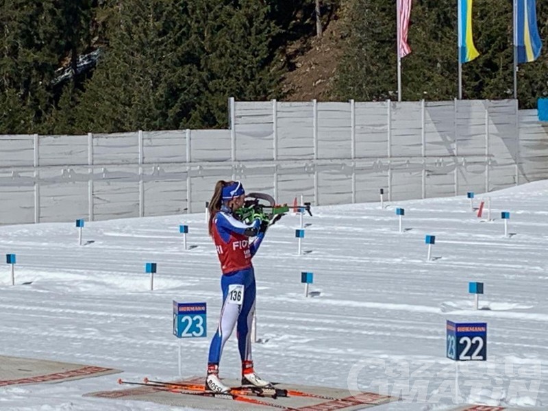 Biathlon Beatrice Trabucchi splendida terza nell IBU Cup Juniores