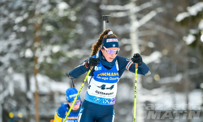 Biathlon Beatrice Trabucchi nella top ten dell individuale