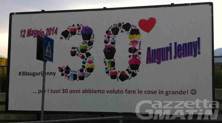 Curiosita Un Poster 600x300 Per Dire Buon Compleanno Aosta News Notizie Di Cronaca Informazioni Sportive News Eventi E Spettacoli Della Valle D Aosta